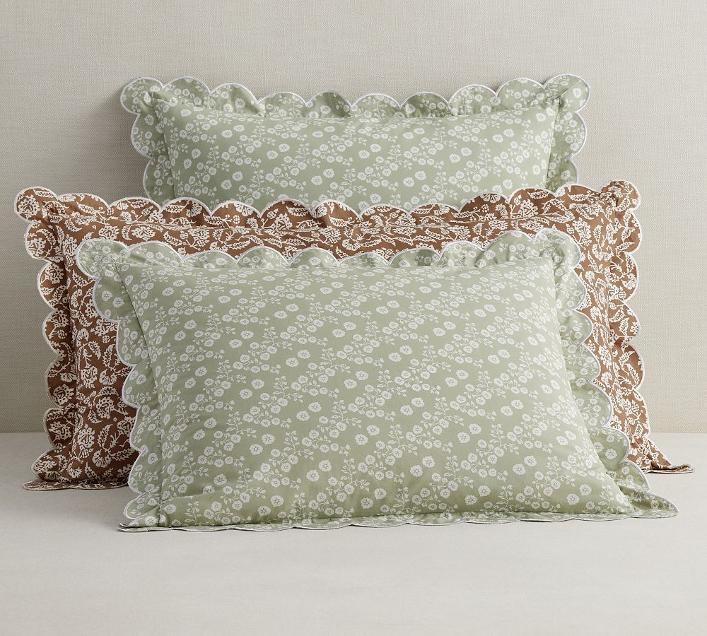 Julia Berolzheimer Reversible Scallop Sham | Pottery Barn (US)