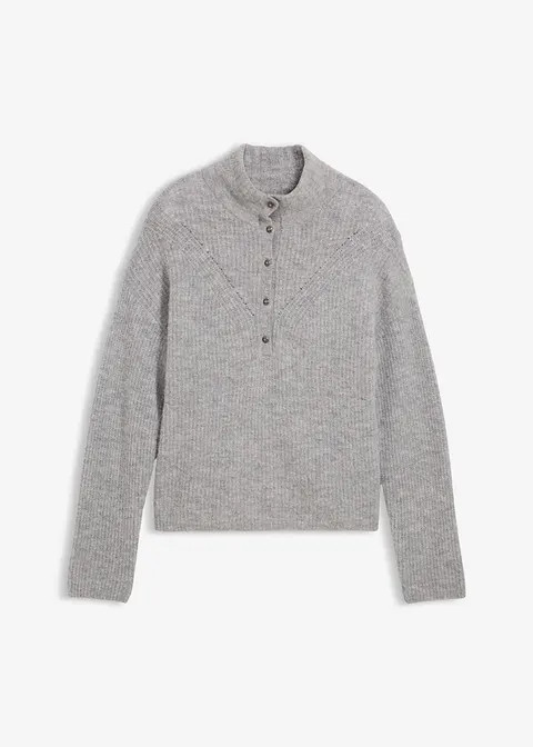 Oversize-Wollpullover mit Alpaka | Bonprix DE