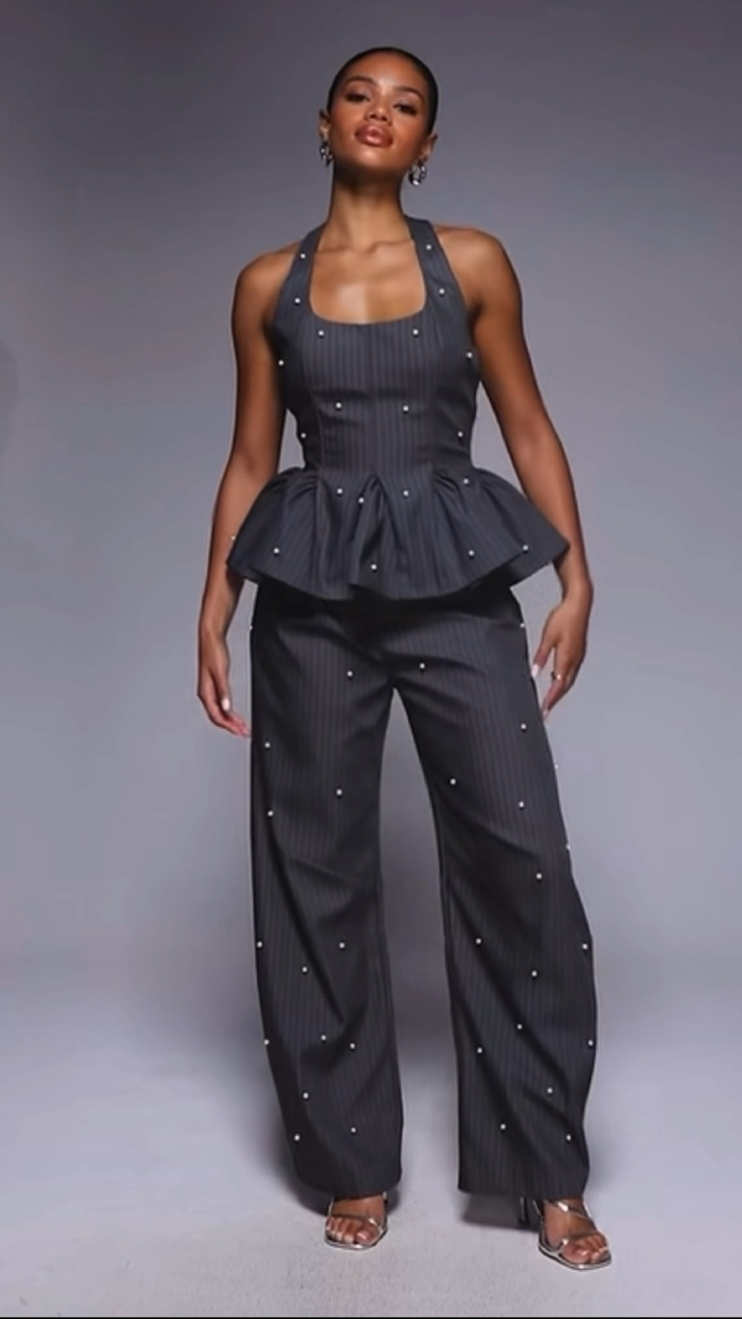 Leveling up the classic pinstripe suit with a feminine peplum and pearl details for a chic desk‑to‑dinner look. Linking this exact set plus  on my LTK so you can shop the whole outfit. Think elevated office style, cocktail hour, and date night in one look—save this for your next polished power‑dressing moment.

#LTKgrwm #LTKootd #LTKNYFW