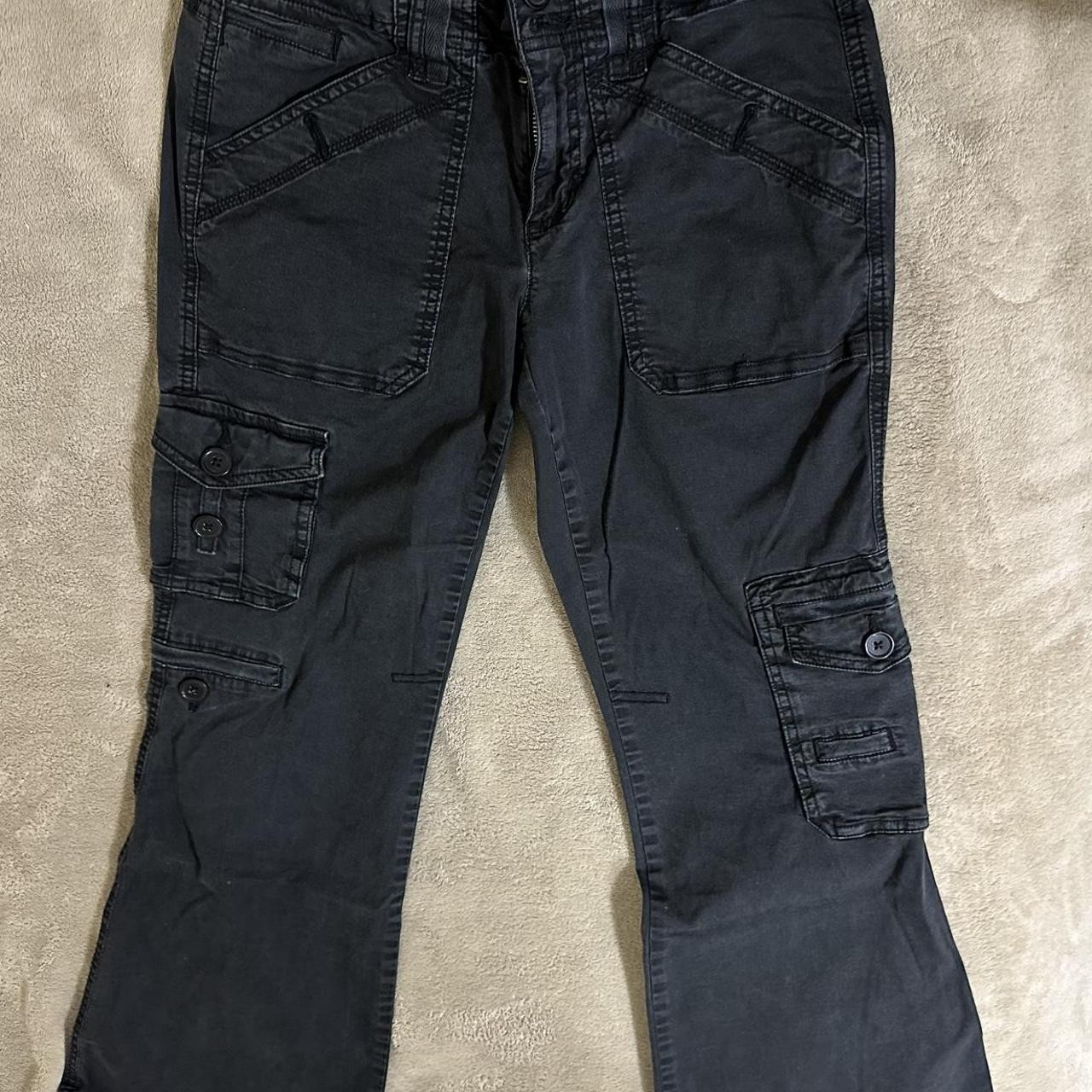 Garage Women's Cargo Pants - Black - 3 | Depop US