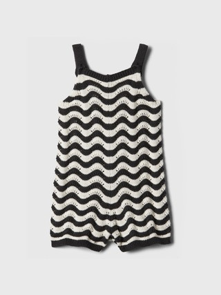Baby Crochet Sweater Romper | Gap Factory