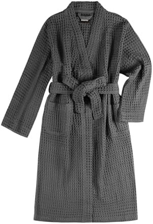 Luxury Organic Japanese Cotton Hotel & Spa Waffle Bathrobe for Men and Women (Hooded/Kimono) | Amazon (US)