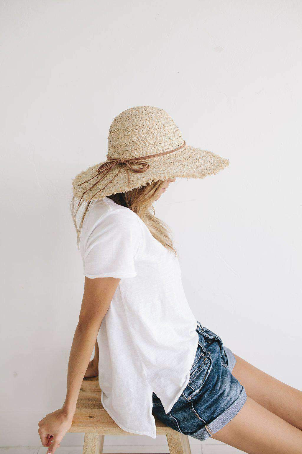 Addie Straw Floppy Hat | Gigi Pip