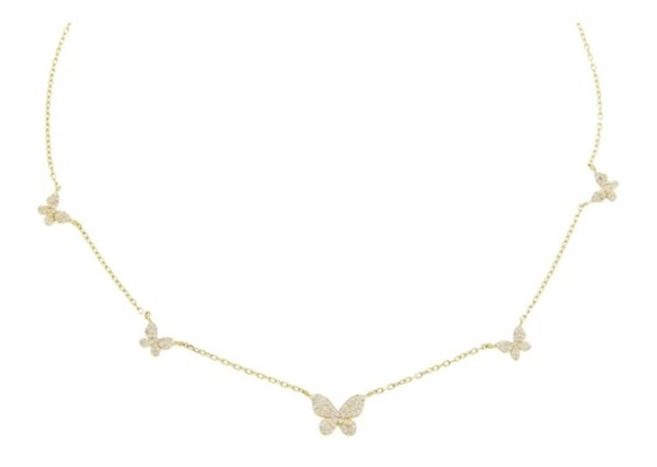 Butterfly Station Necklace | Accessory Concierge