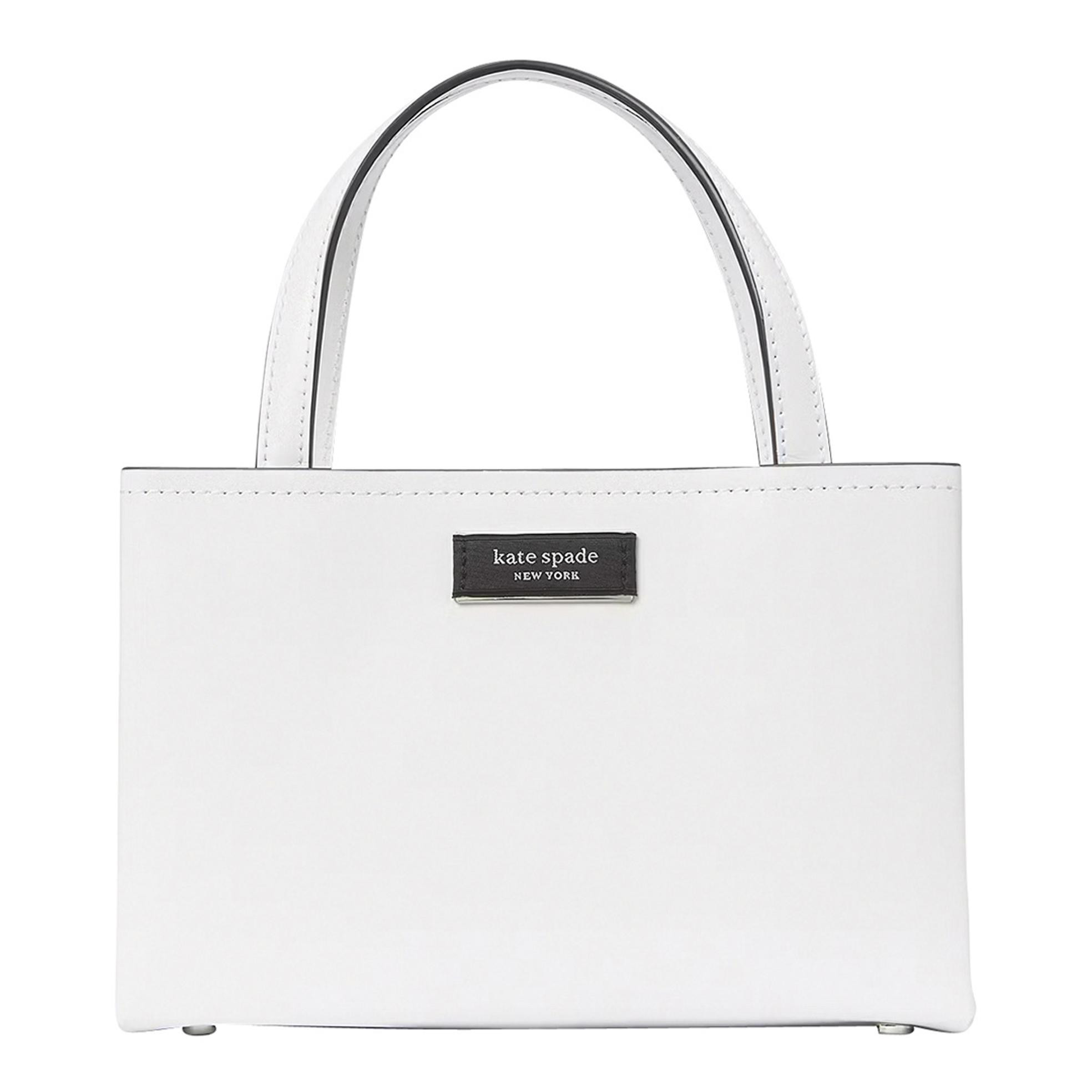 True White Sam Icon Spazzolato Leather Small Tote | BrandAlley