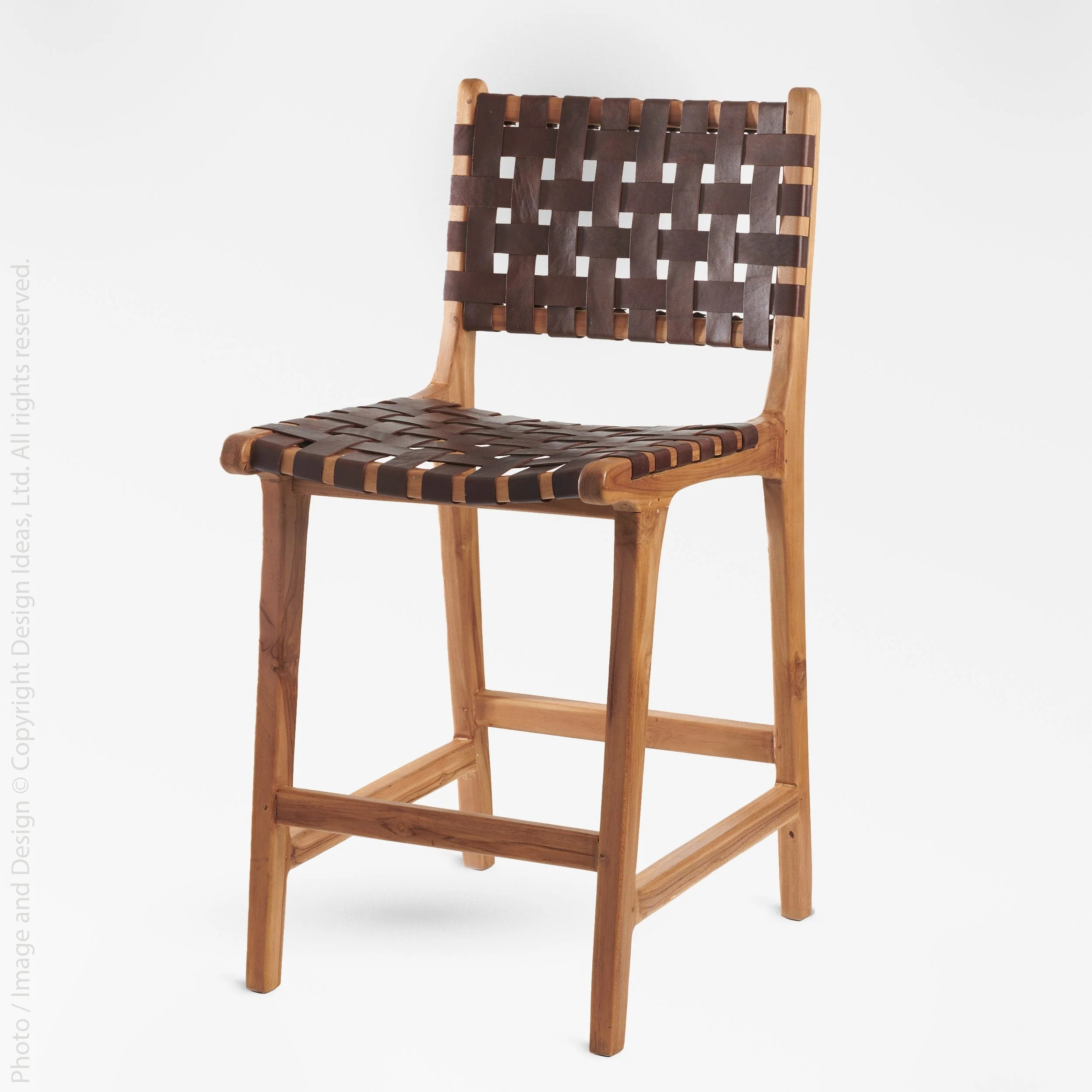 Visby™ Leather Counter Stool | Texxture Home