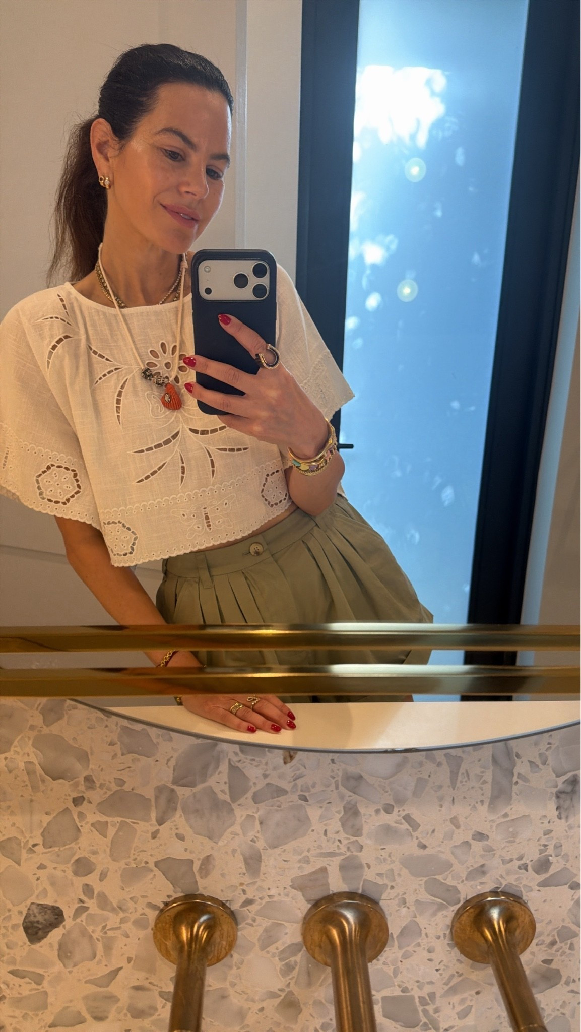 Outfit of the day!!

Small top
Size 4 in shorts

#LTKootd #LTKdayinmylife #LTKOver40