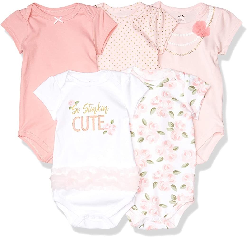 Little Treasure Unisex Baby Cotton Bodysuits | Amazon (US)