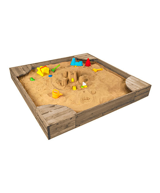 KidKraft Sandboxes Multi - Gray Backyard Sandbox | Zulily