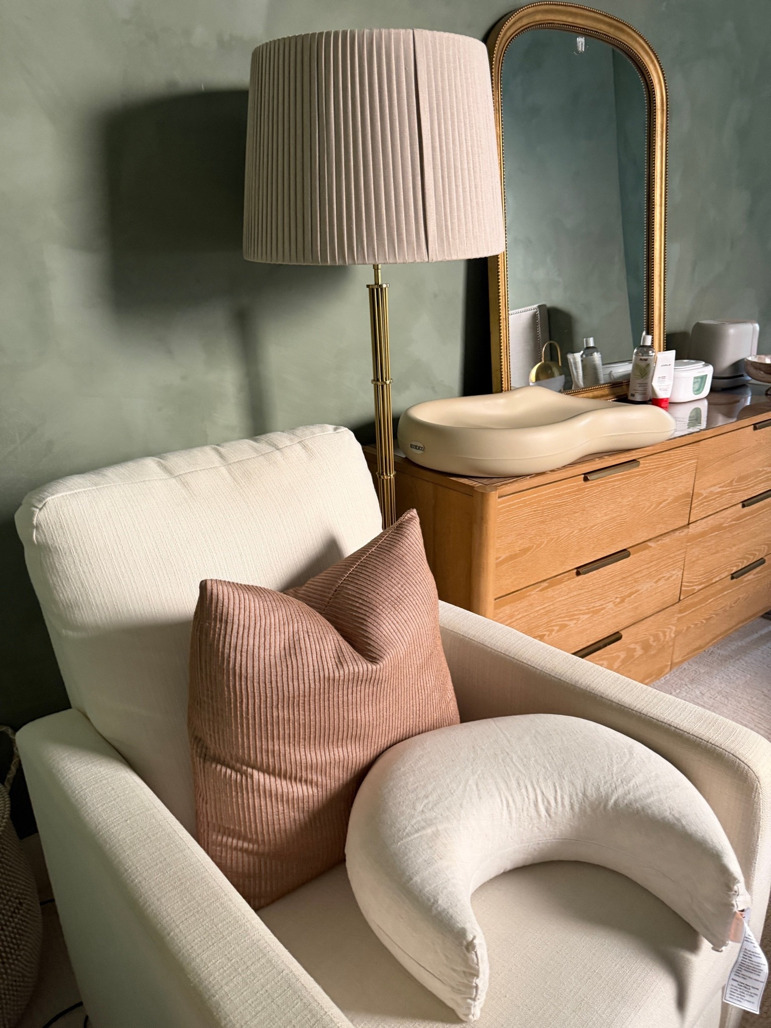 Nursery details we are loving eight months postpartum still. From the most comfortable glider we used with baby 1, to this nursing pillow that gets baby at the right height, humidifier that is easy to clean and more.

#LTKmomlife #LTKBaby #LTKHome