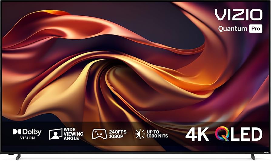 VIZIO 65-inch Quantum Pro 4K QLED 120Hz Smart TV with 1,000 nits Brightness, Dolby Vision, Local ... | Amazon (US)