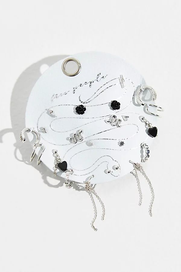 Heavy Metal Stud Set by Free People, Silver, One Size | Free People (Global - UK&FR Excluded)