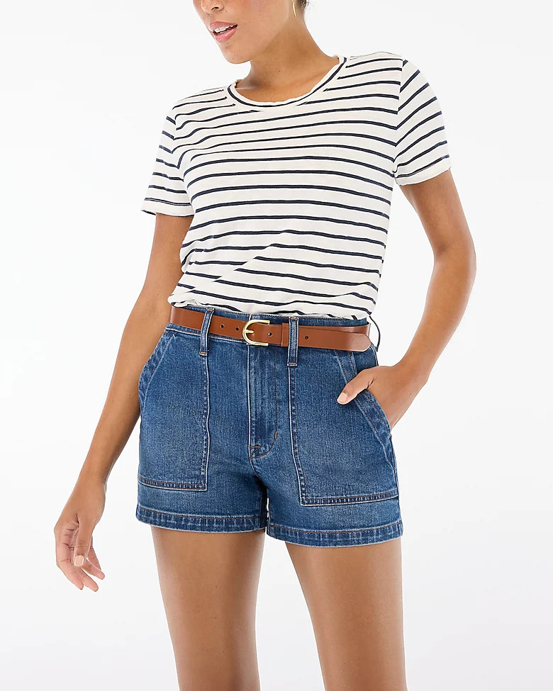Utility denim short | J.Crew Factory
