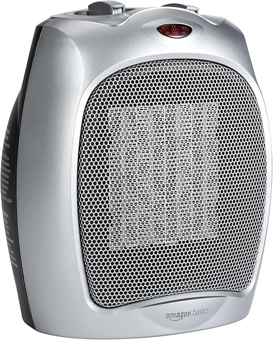 Amazon Basics Ceramic Space Heater, Portable Indoor Heating Solution, With Overheat and Tip-Over ... | Amazon (US)