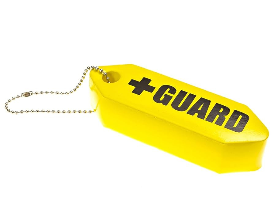 Blarix Rescue Tube Float Keychain For Lifeguards (Yellow) | Amazon (US)