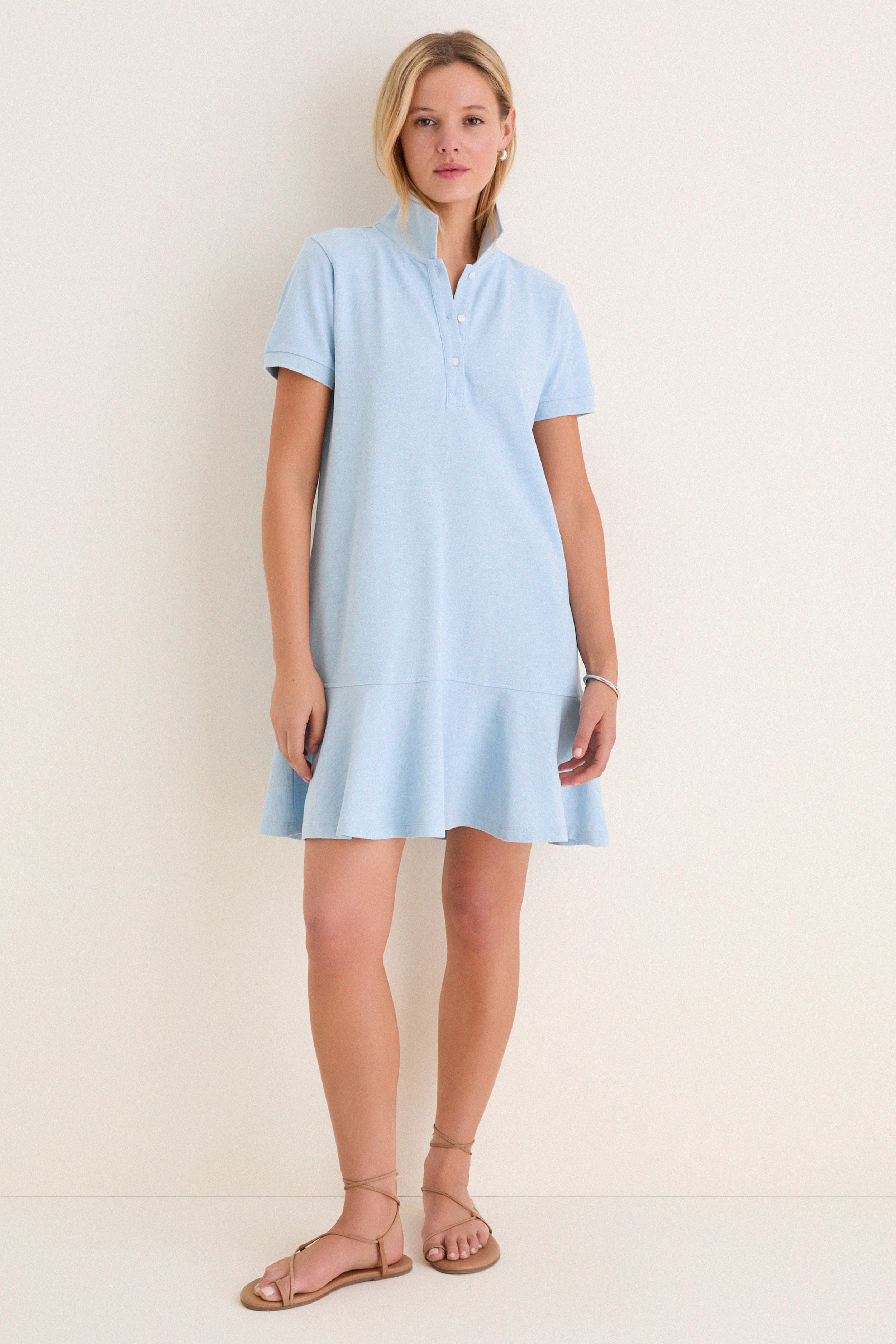 Sandstone Pique May Polo Dress | Tuckernuck (US)