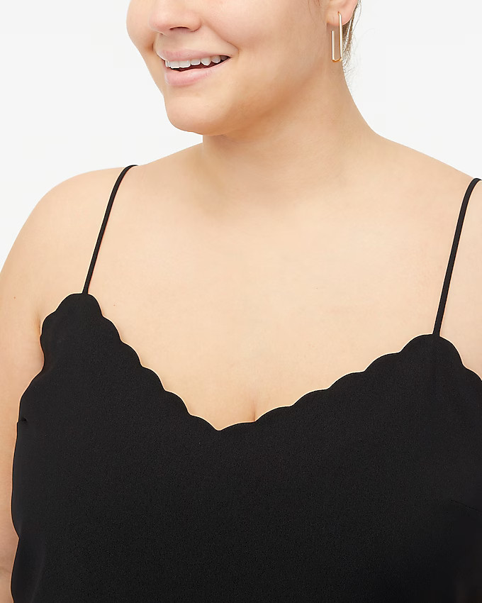Scalloped cami top | J.Crew Factory