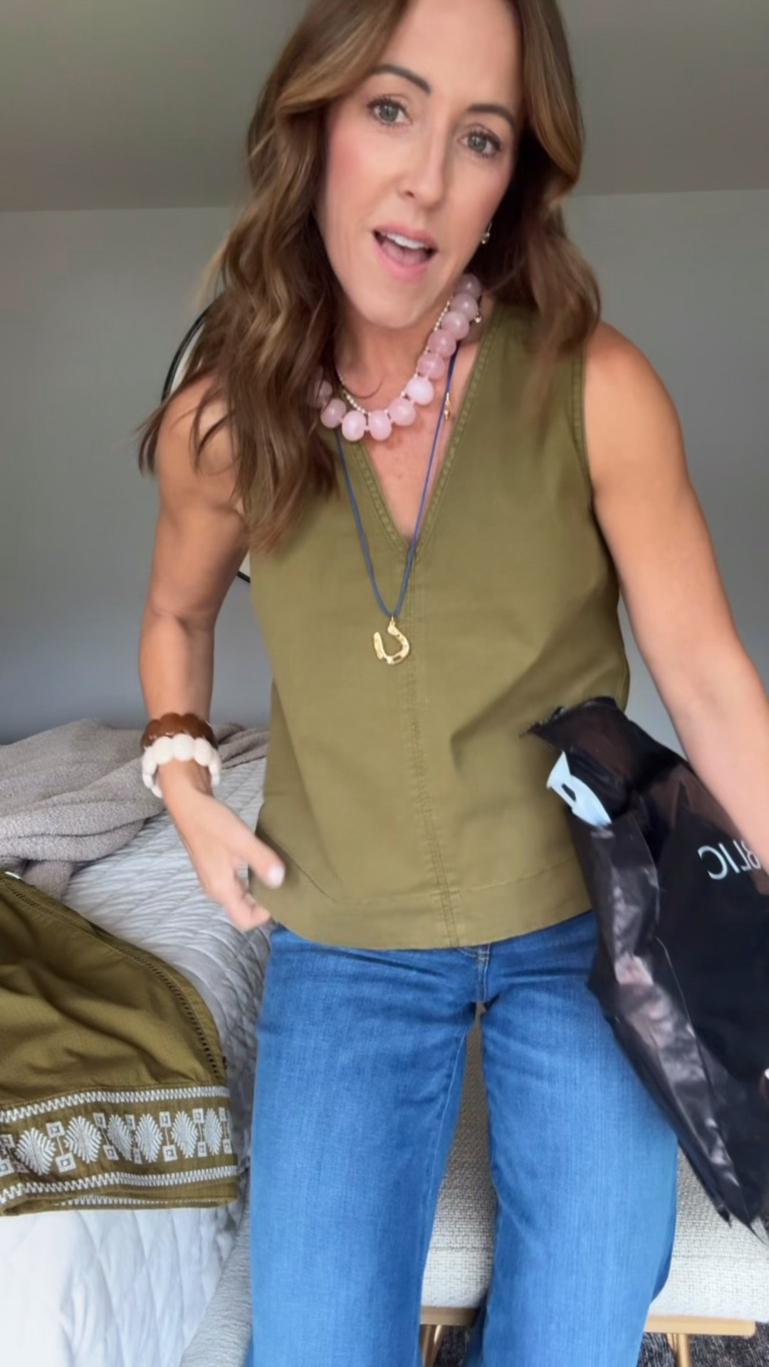 Let’s unbox this Banana Republic order together. Fun statement tops for Spring and Summer. 
XS here 30% off

#LTKSeasonal #LTKSaleAlert