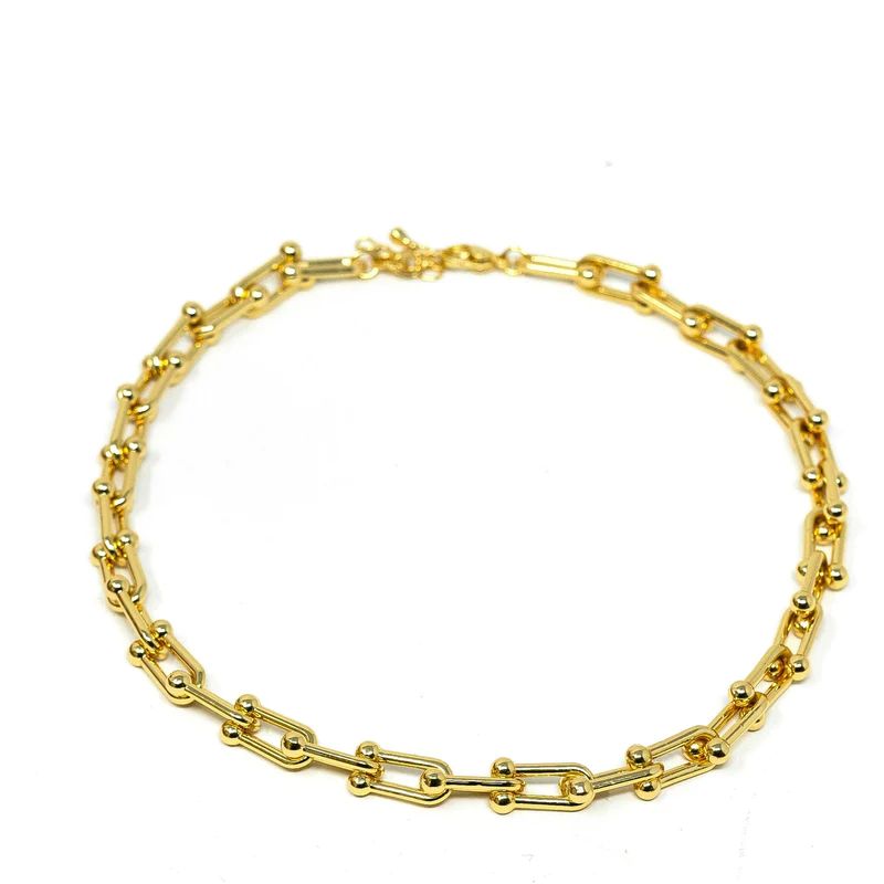 Graduated Chain Link Necklace | The Sis Kiss