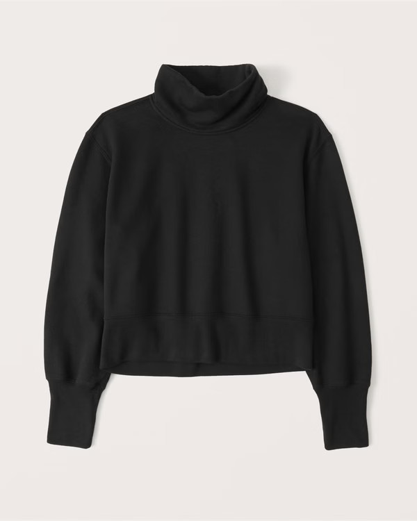 Wedge Turtleneck Sweatshirt | Abercrombie & Fitch (US)