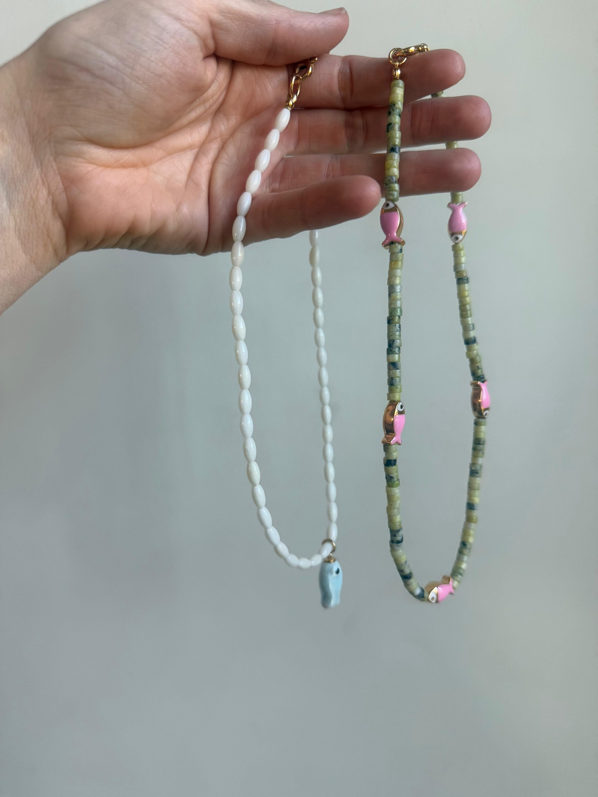 how cute are these necklaces?! I'm obsessed with all things fish so they are perfect 😍 

 #LTKgrwm #LTKootd