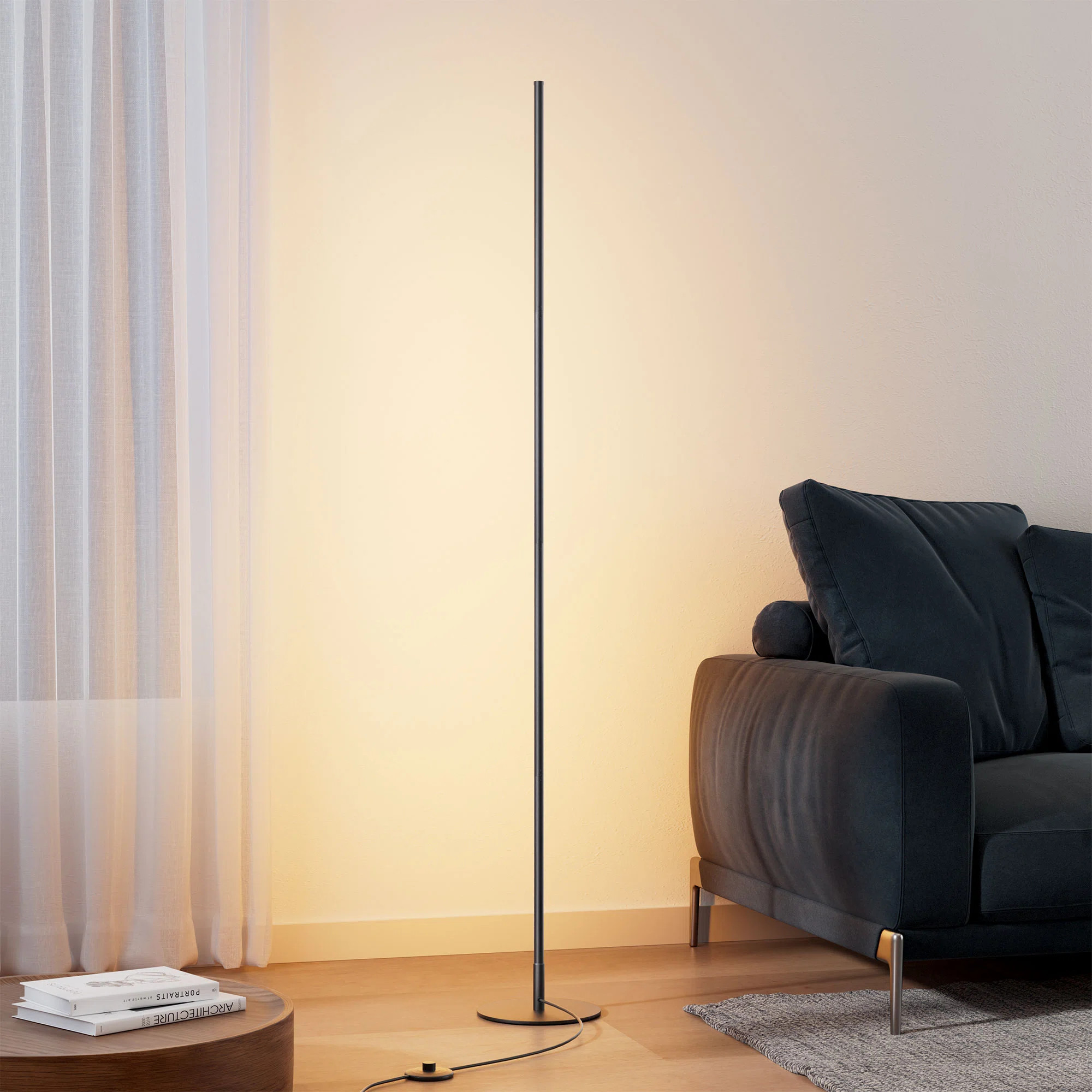 Wrought Studio™ Allana 57.5"  Dimmable LED Novelty Corner Floor Lamp & Reviews | Wayfair | Wayfair North America