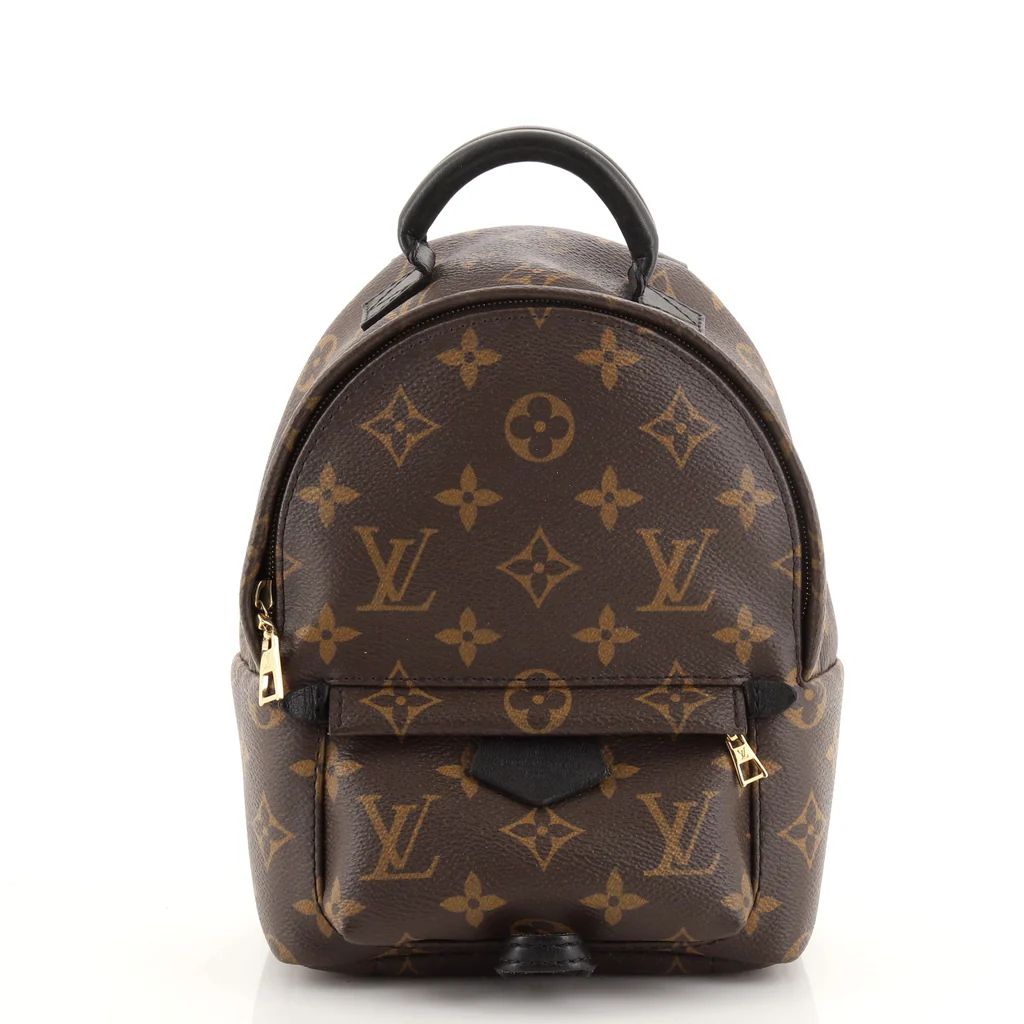 Louis Vuitton Palm Springs Backpack Monogram Canvas Mini Brown 1359341 | Rebag