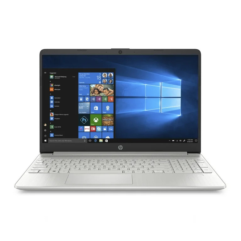 HP 15.6", Intel Core i3-1005G1, 8GB RAM, 256GB SSD, Silver, Windows 10, 15-dy1031wm | Walmart (US)