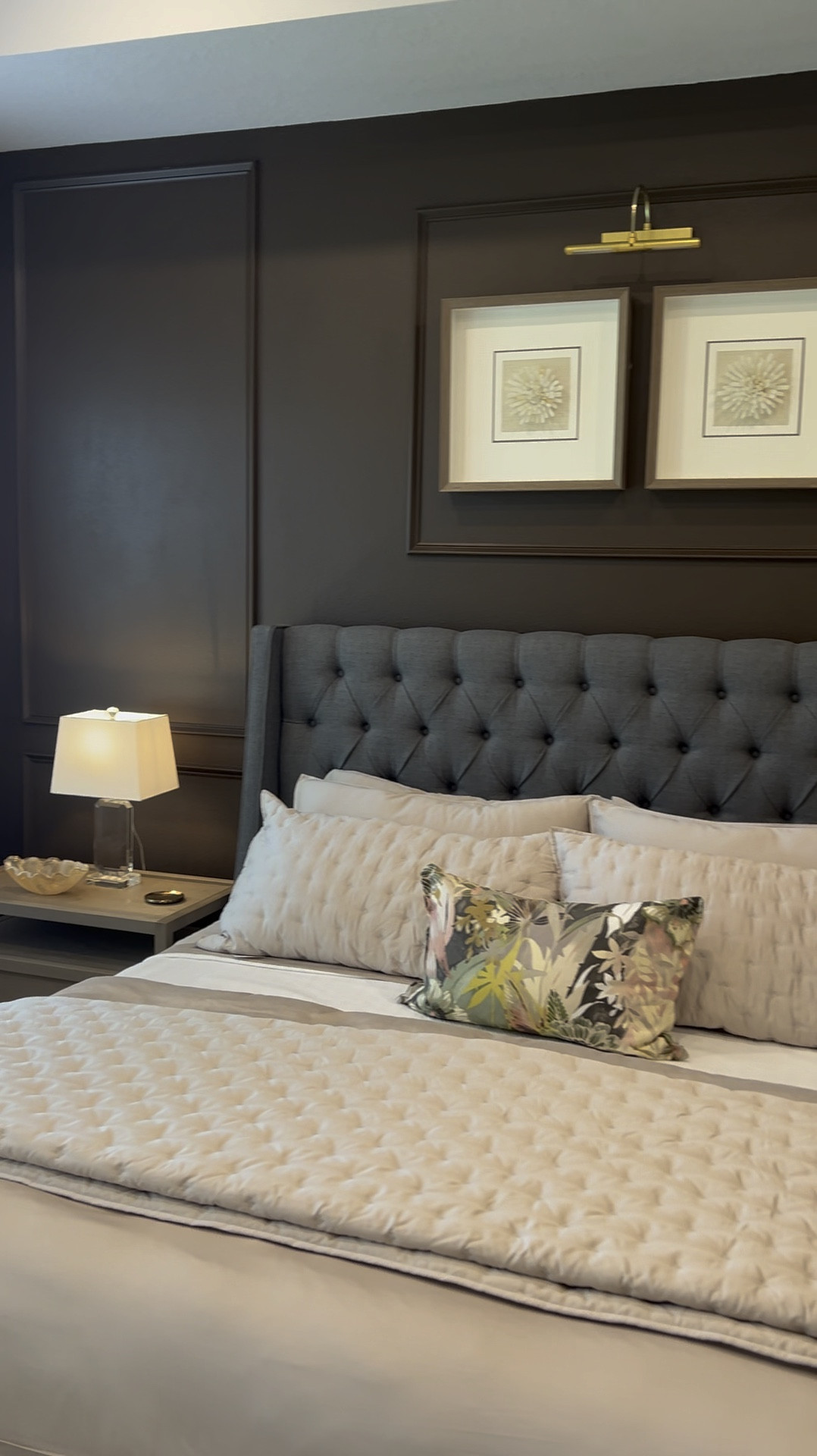 In Love 🤎 with this bed! Is so perfect for the cozy vibes in this bedroom! 
.
#bedroommakeover 

#LTKStyleTip #LTKHome #LTKVideo