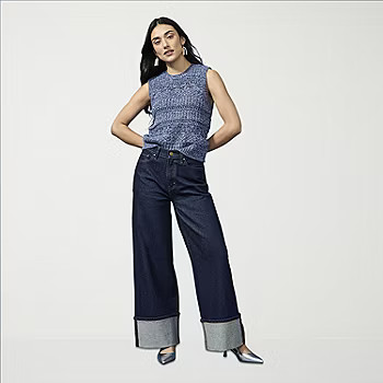 a.n.a Womens Highest Rise Wide Leg Jean | JCPenney