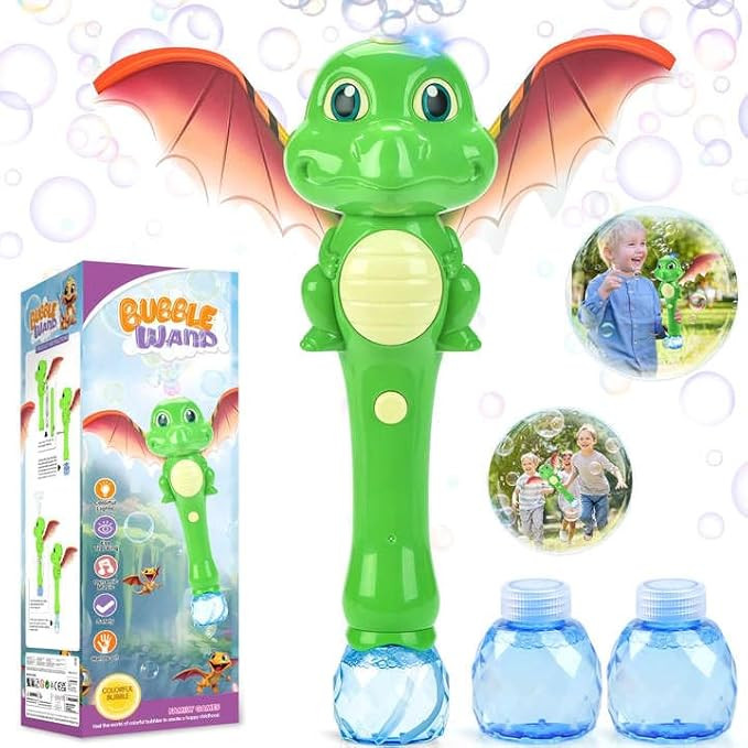 Dinosaur Bubble Wand Toys for Kids Age 3 4 5 6 7 8 Years Old: Bubbles Machine for Kids, Toddler O... | Amazon (US)