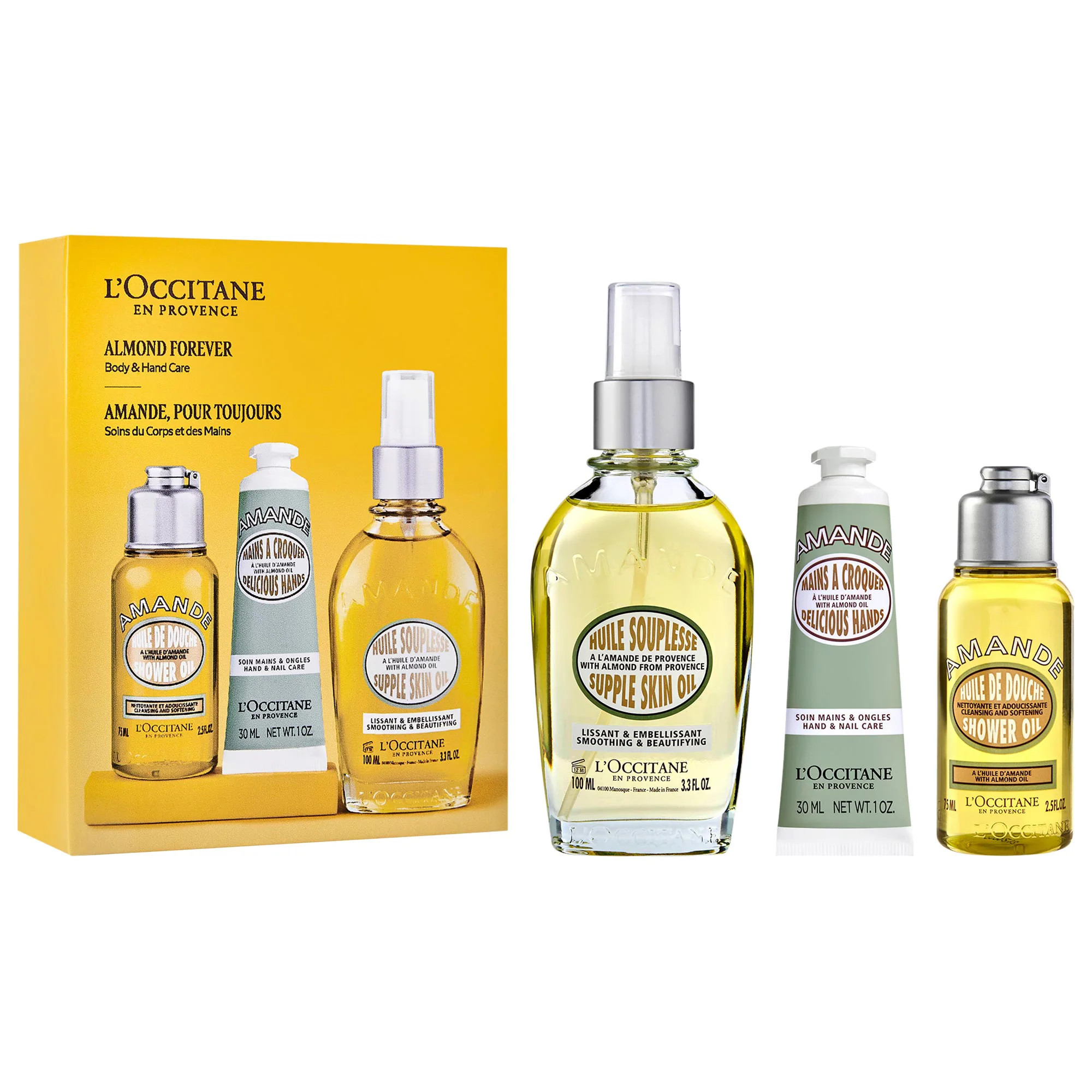 L'Occitane Almond Forever Body & Hand Gift Set Kit/Kit | Sephora (US)