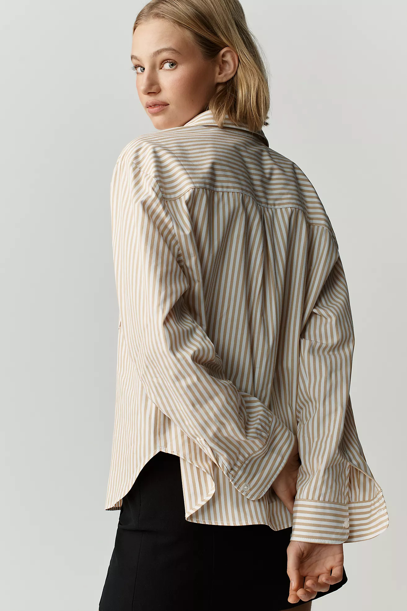 The Shrunken Bennet Buttondown Shirt by Maeve | Anthropologie (US)