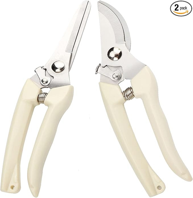 Premium garden shears, meperez pruning scissors gardening tools, pruners for flower, bushes, rose... | Amazon (US)