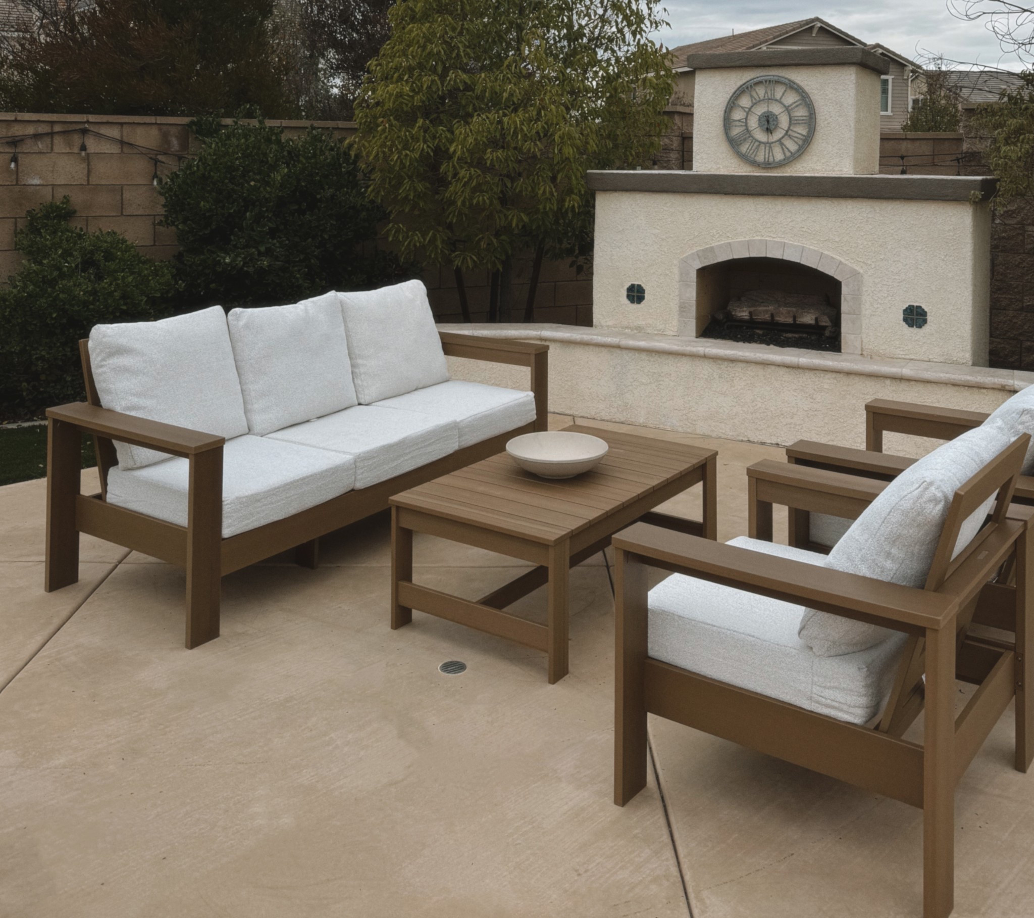 Outdoor furniture set from Walmart! Better homes and gardens line 

#LTKHome