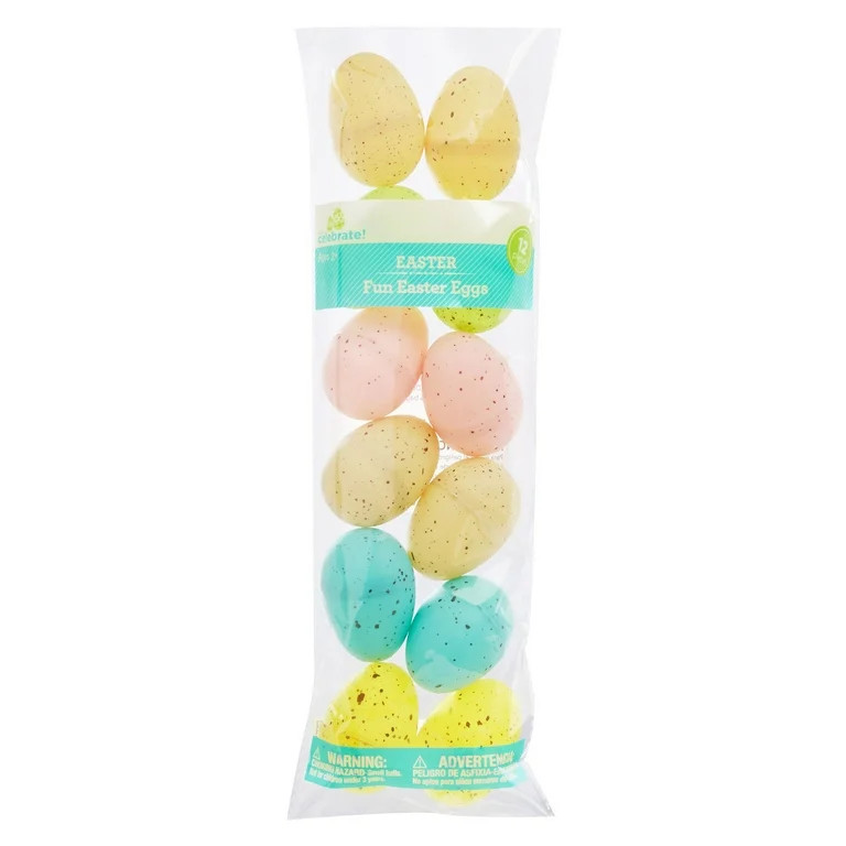Way To Celebrate Easter Fun Eggs, Speckled, 12 Count - Walmart.com | Walmart (US)