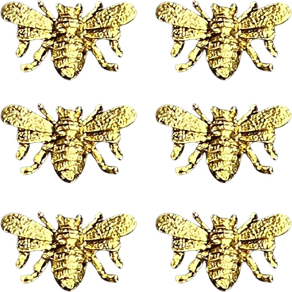 Gold Magnets Bumble Bee Decor Set of 6, Kitchen Magnets for Refrigerator, Honey Bee Decor Bee Mag... | Amazon (US)
