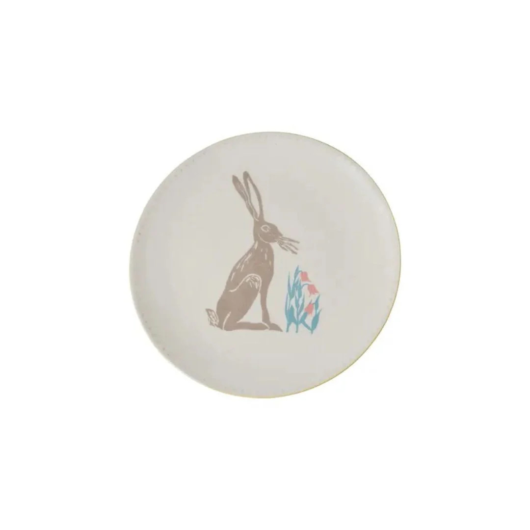 Jackrabbit Plate | Pink Antlers