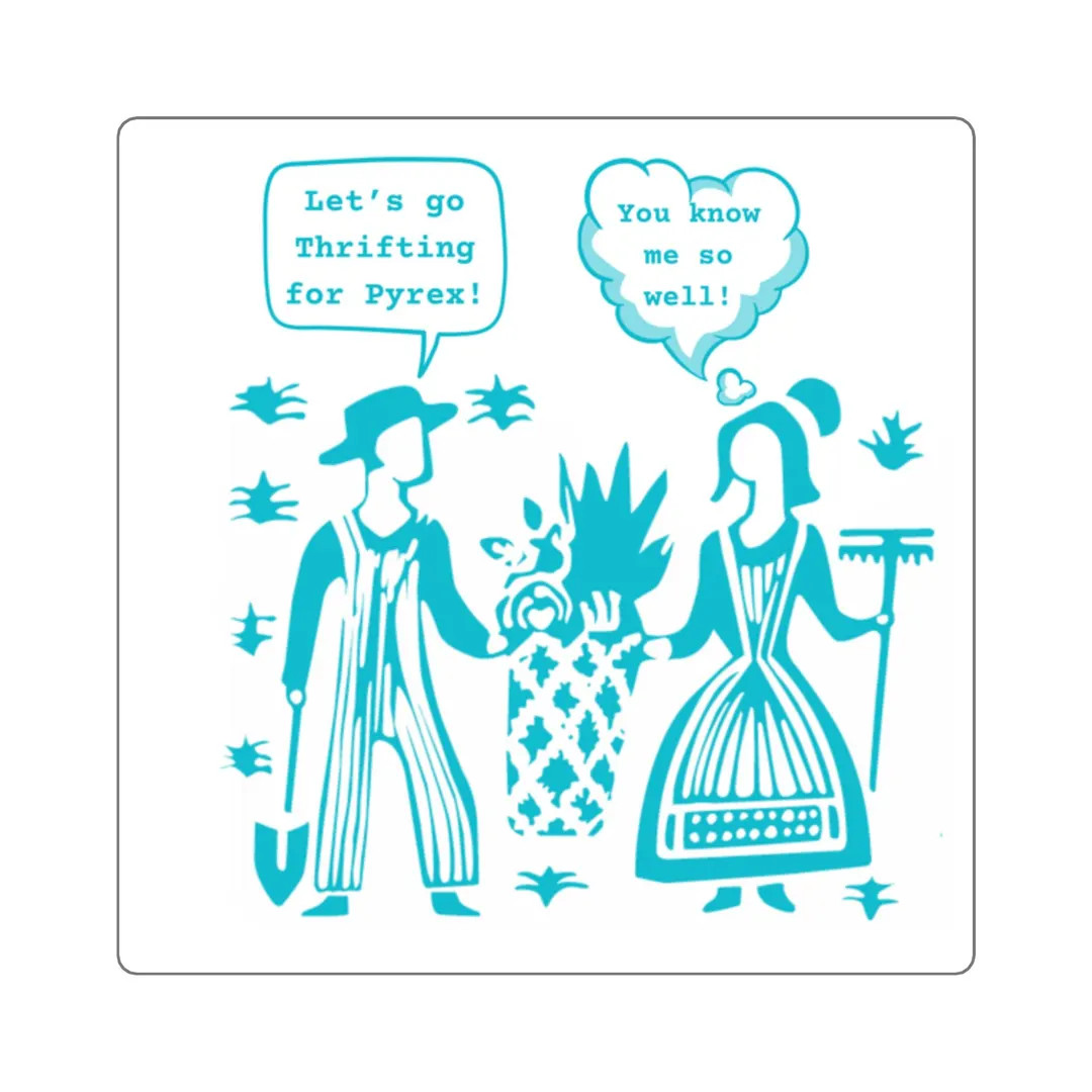 Love You Amish Butterprint Pyrex Style Lets Go Thrifting for Vintage Bakeware, Vintage-design Squ... | Etsy (US)