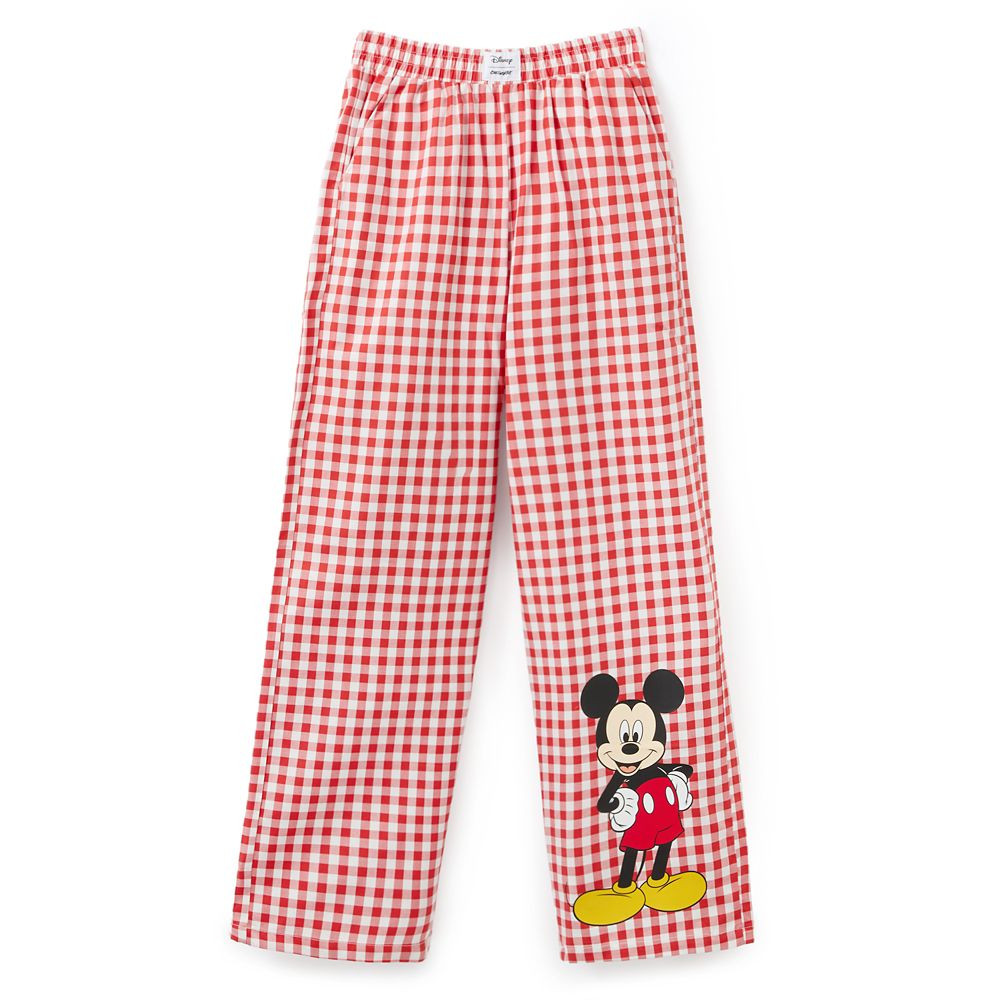 Mickey Mouse Gingham Lounge Pants for Women by Cakeworthy | Disney Store