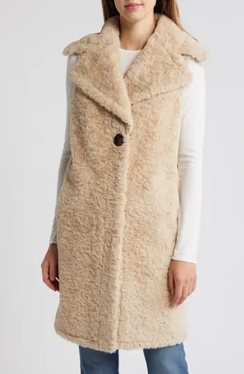 Longline Faux Fur Vest | Nordstrom