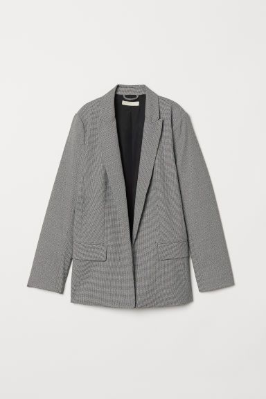 H & M - Straight-cut Jacket - Black | H&M (US + CA)