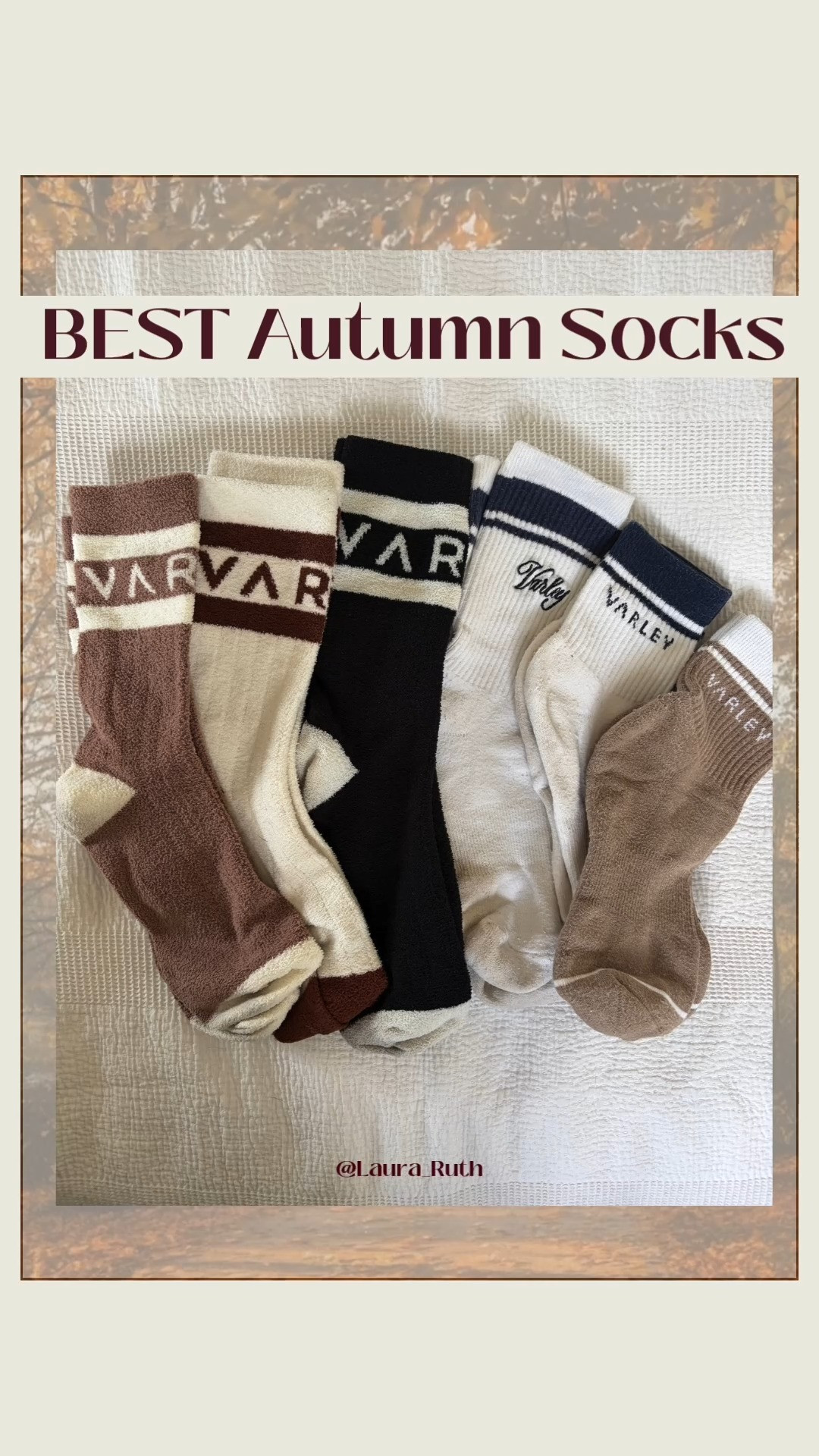 The BEST Autumn Socks that come in a bunch of different colours and styles.  

 #LTKuk #LTKautumn #LTKshoes
