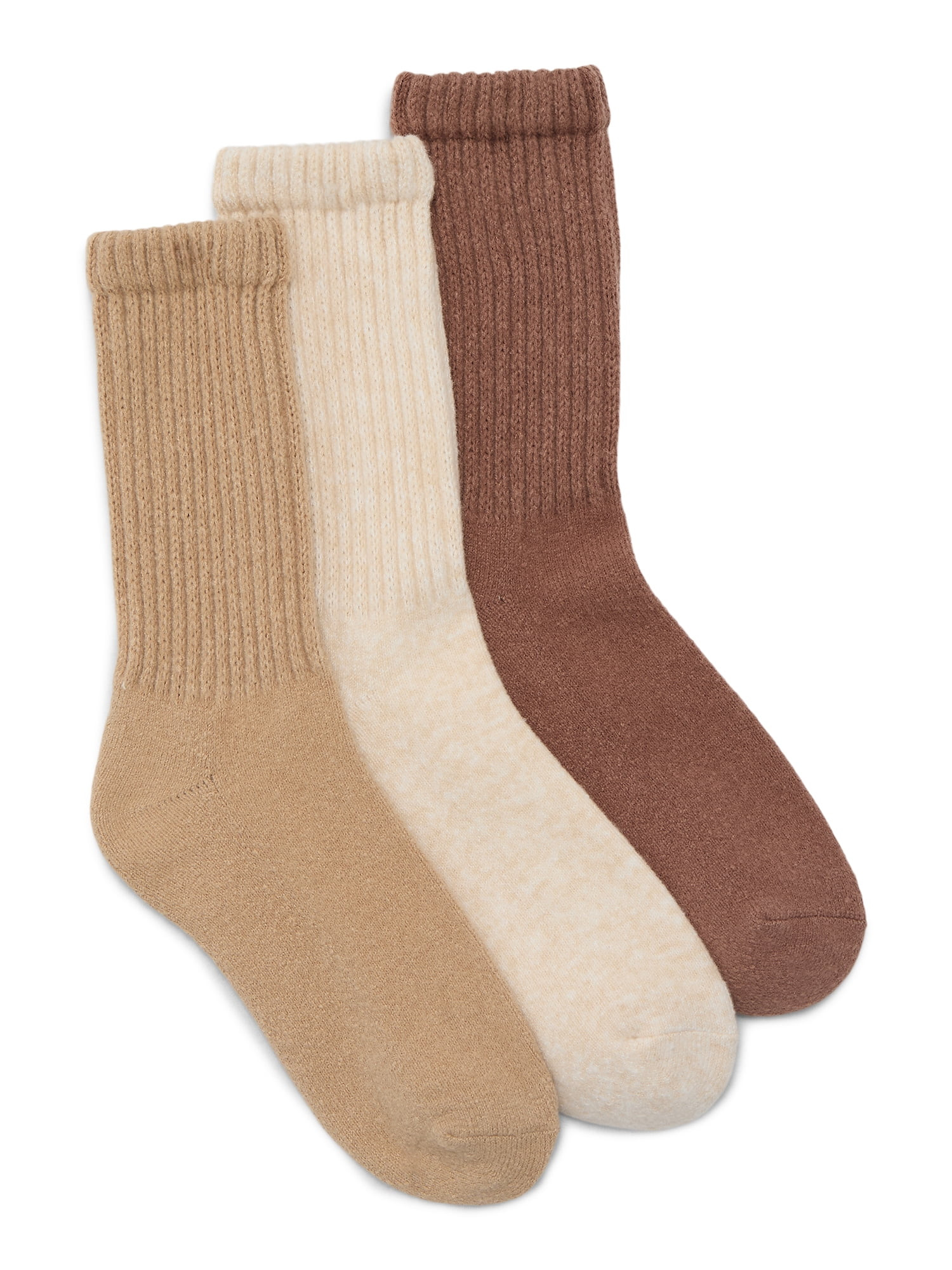 Joyspun Women's Holiday Crew Socks, 3-pack, Fits Shoe Sizes 4-10 | Walmart (US)