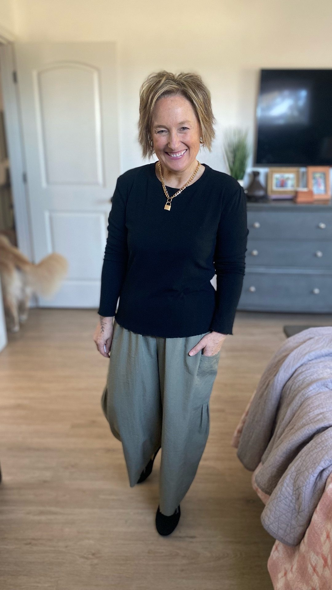 Ruffle trim basics styled two ways

#LTKPetite #LTKMidsize #LTKSeasonal