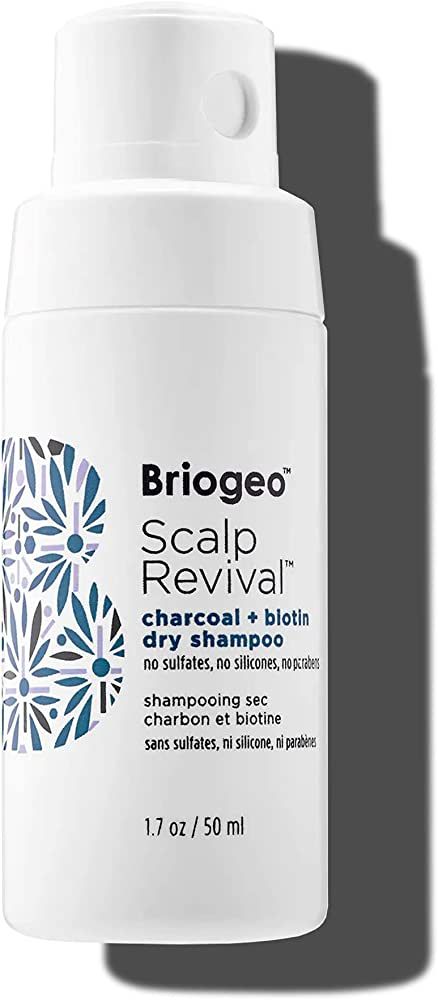 Briogeo Scalp Revival Charcoal + Biotin Dry Shampoo | Dry Shampoo to Absorb Oil | Non-Aerosol | V... | Amazon (US)