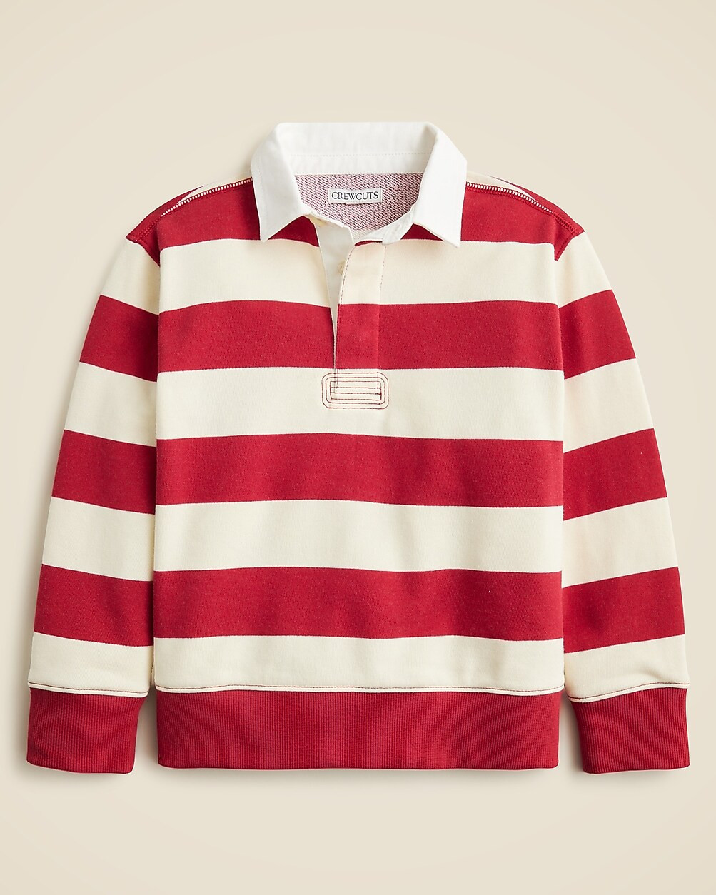 Kids' rugby sweatshirt in striped terry | J. Crew US