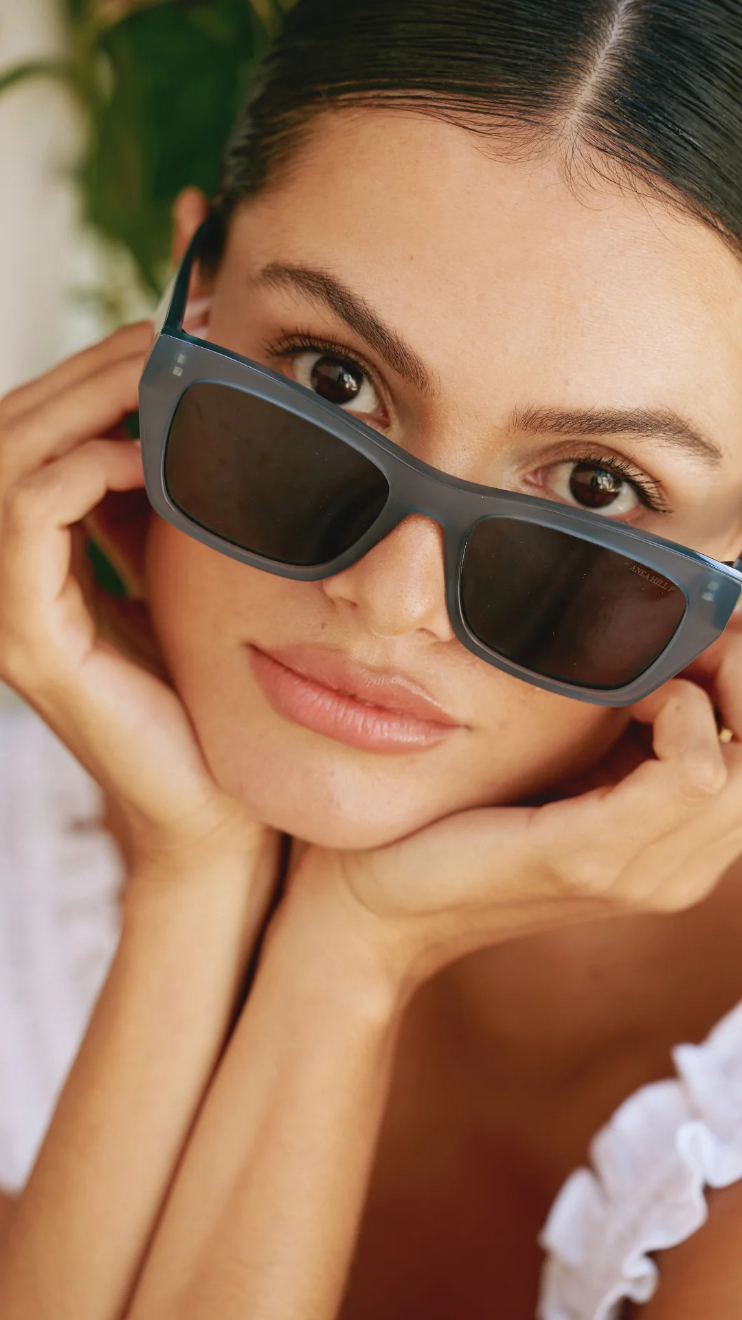 Vintage Sunglasses. Classic, Rectangle Shape, Tortoise Sunglasses | ANEA HILL | ANEA HILL