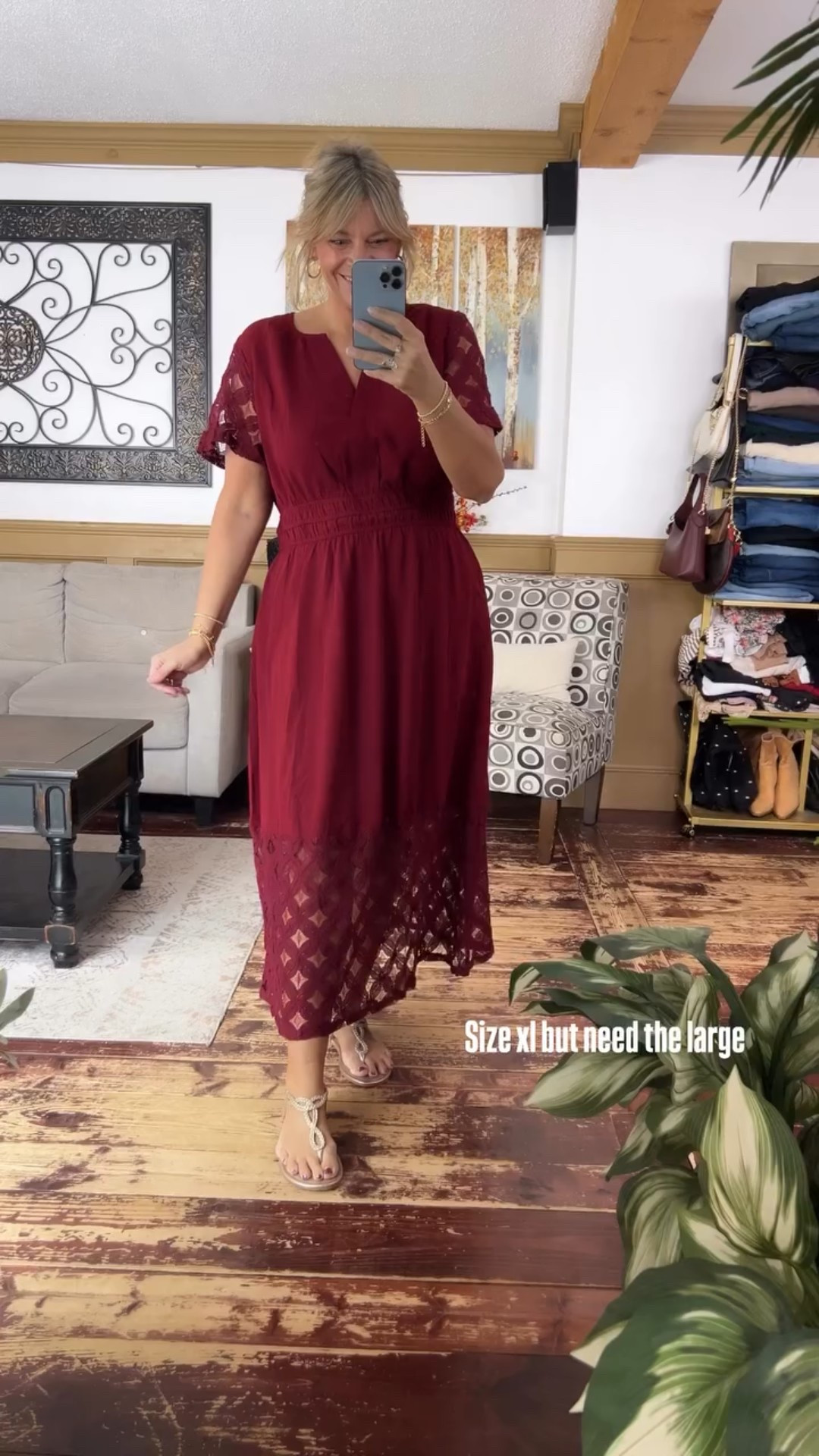 Size xl but need the large in this spring dress, special event dress, graduation dress 

#LTKMidsize #LTKOver40 #LTKWedding