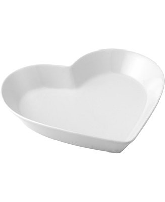 The Cellar Whiteware Heart Dinner Bowl, Created for Macy's - Macy's | Macy's